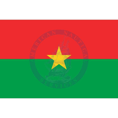 Burkina Faso Country Flag - Amnautical