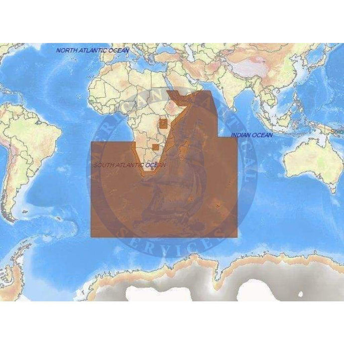 C-Map 4D Chart AF-D209: South - East Africa (Update)