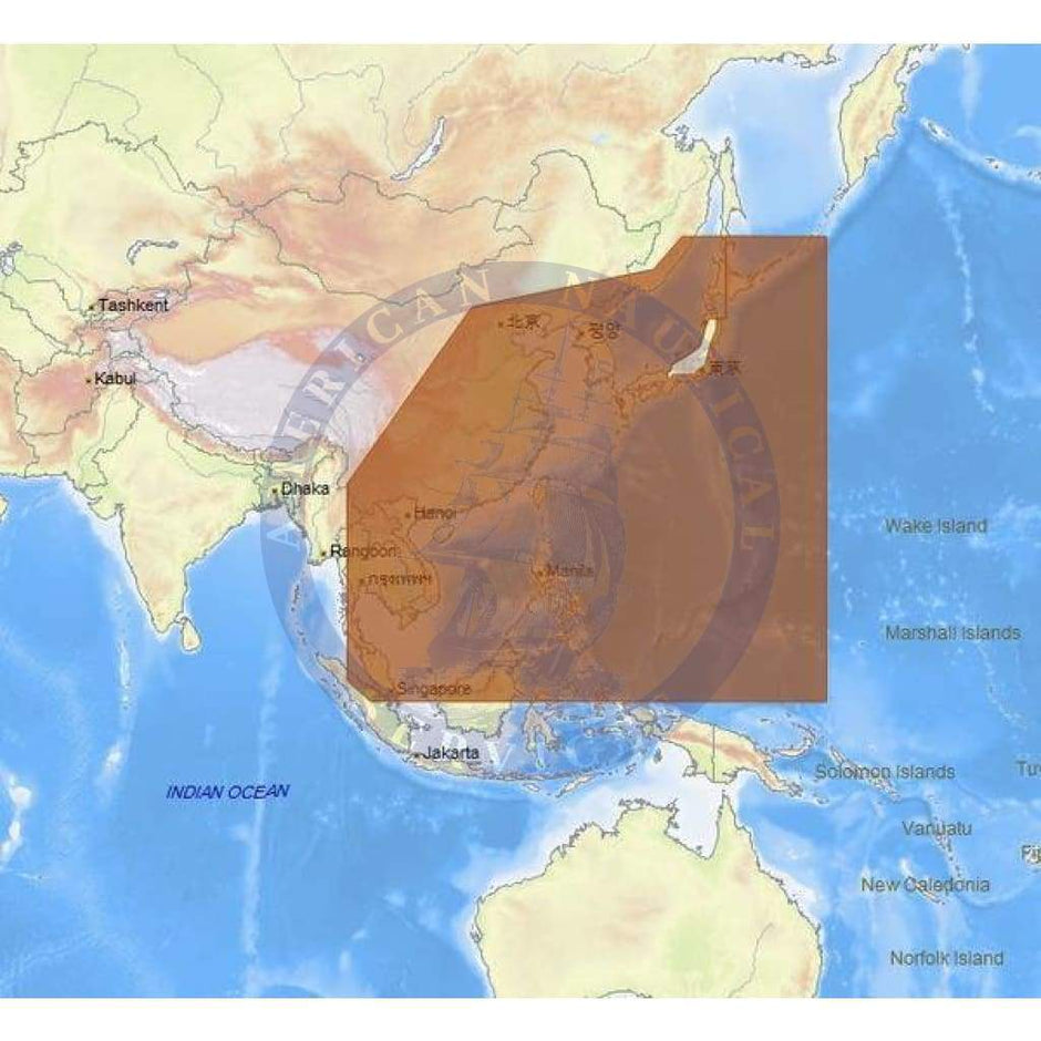 C-MAP 4D Asia South Chart - Amnautical