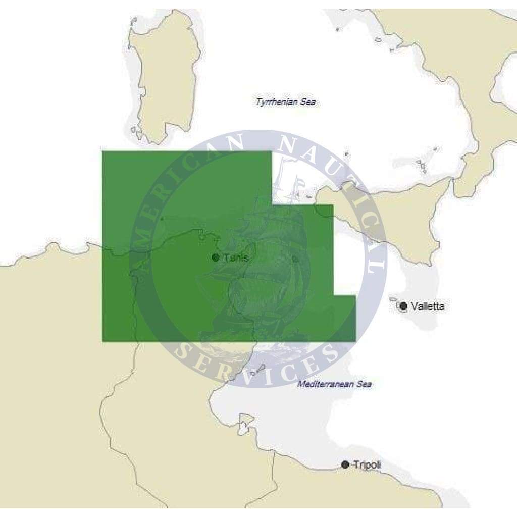 C-Map 4D Chart EM-D149: Northern Tunisia