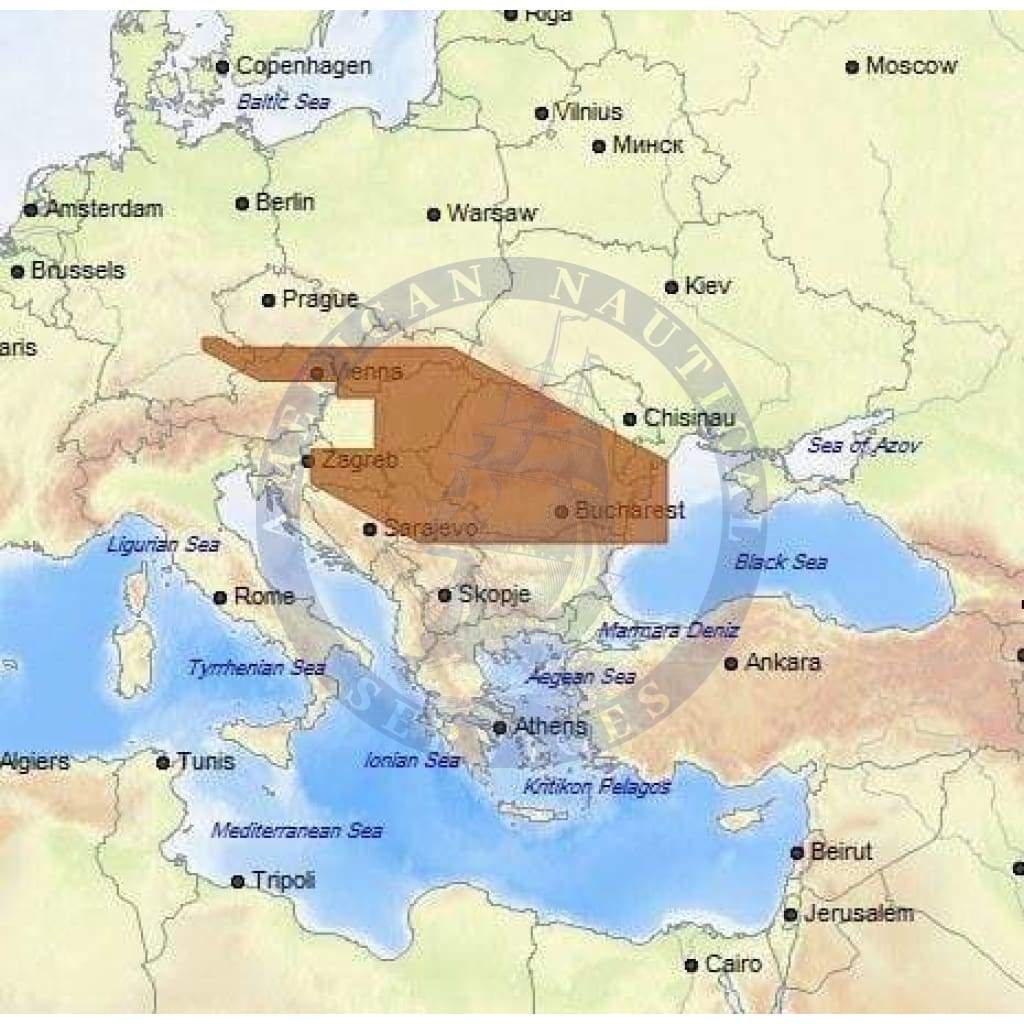 C-Map 4D Chart EN-D082: Danube: Kelheim To Black Sea