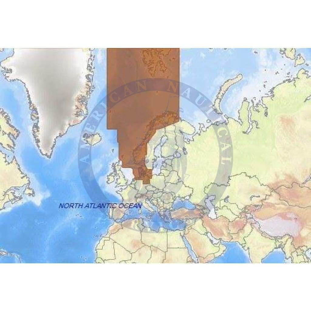 C-Map 4D Chart EN-D300: North Sea And Denmark (Update)