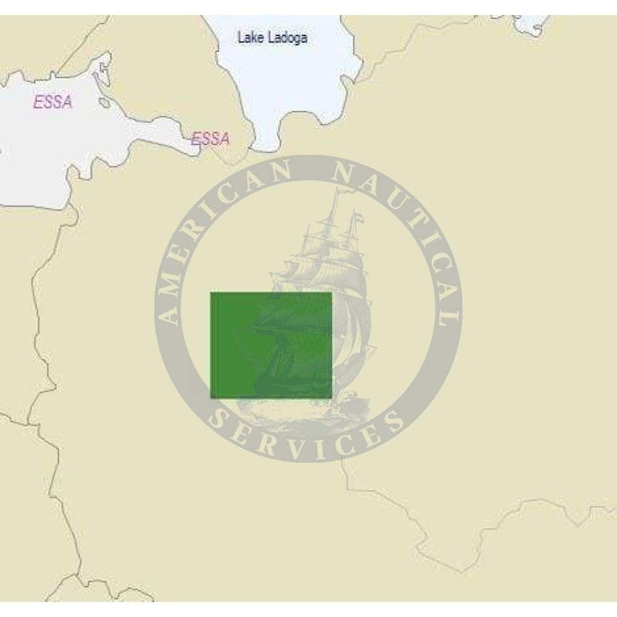 C-Map 4D Chart EN-D612: Ilmen' Lake and Volkhov River