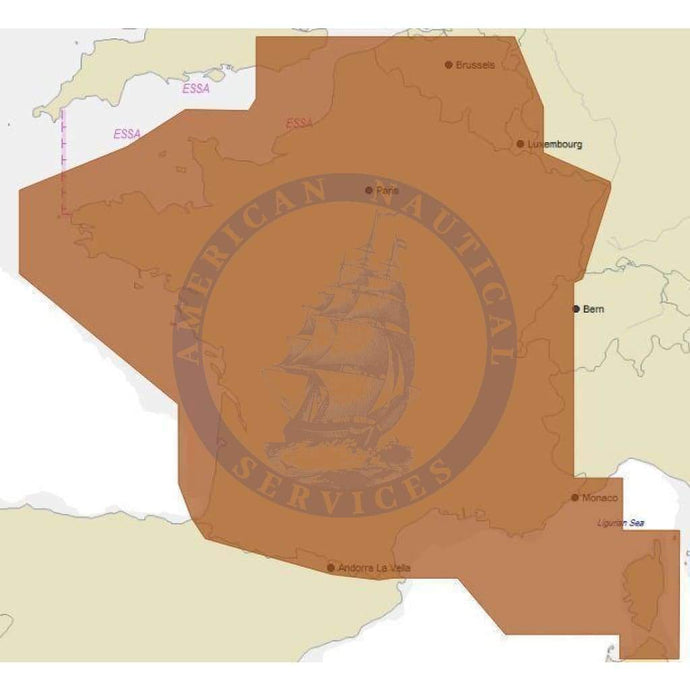C-Map 4D Chart EW-D065: France Coastal and Inland