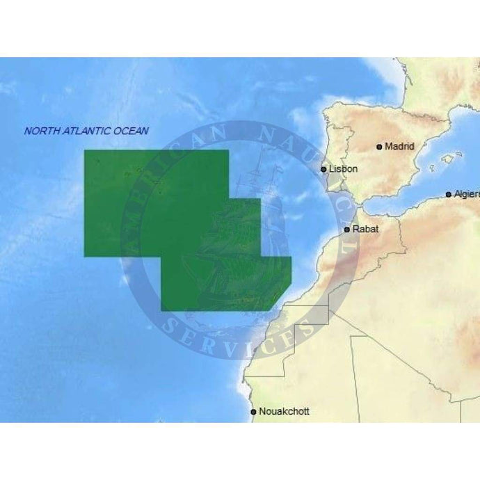 C-Map 4D Chart EW-D311: Madeira, Azores And Canary Islands