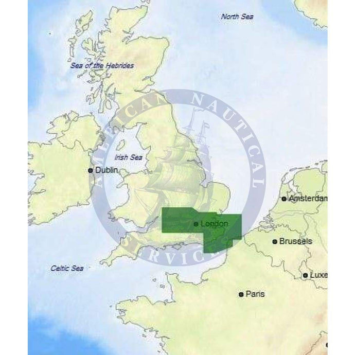 C-Map 4D Chart EW-D328: Colchester To Eastbourne & Thames