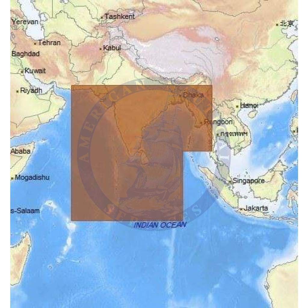 C-Map 4D Chart IN-D201: India, Sri Lanka, Maldives (Update)