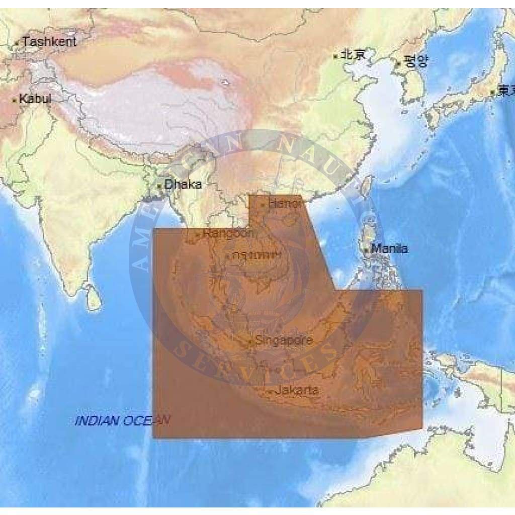 C-Map 4D Chart IN-D203: Thailand, Malaysia, West Indonesia