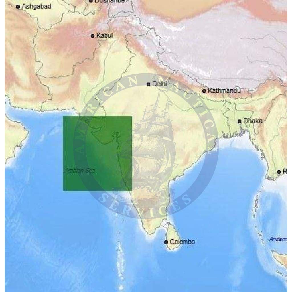 C-Map 4D Chart IN-D211: India North West Coasts