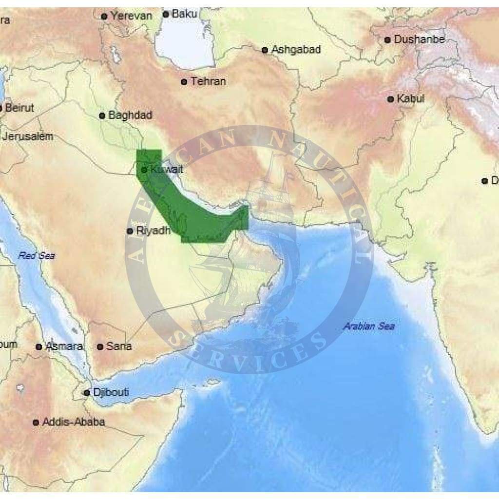 C-Map 4D Chart ME-D016: Persian Gulf Western Part (Update)