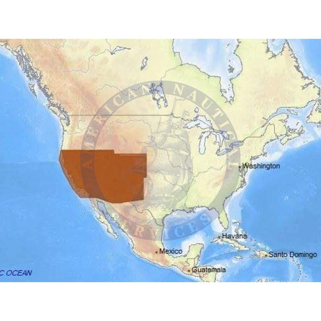 C-Map 4D Chart NA-D046: Us Lakes: South West (Update)