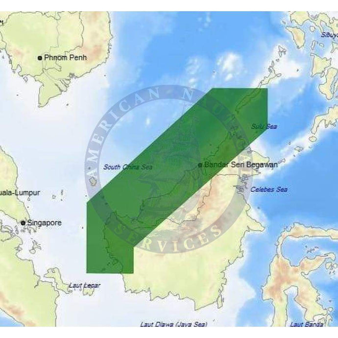 C-Map Max Chart AS-M225: Eastern Malaysia