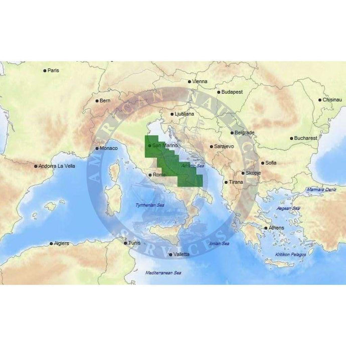 C-Map Max Chart EM-M961: Bari To Ravenna