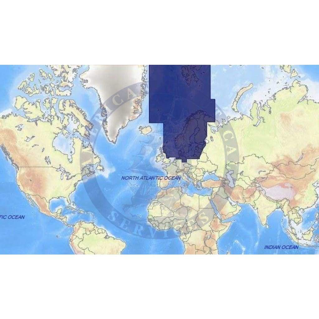 C-Map Max Chart EN-M019: North And Baltic Seas