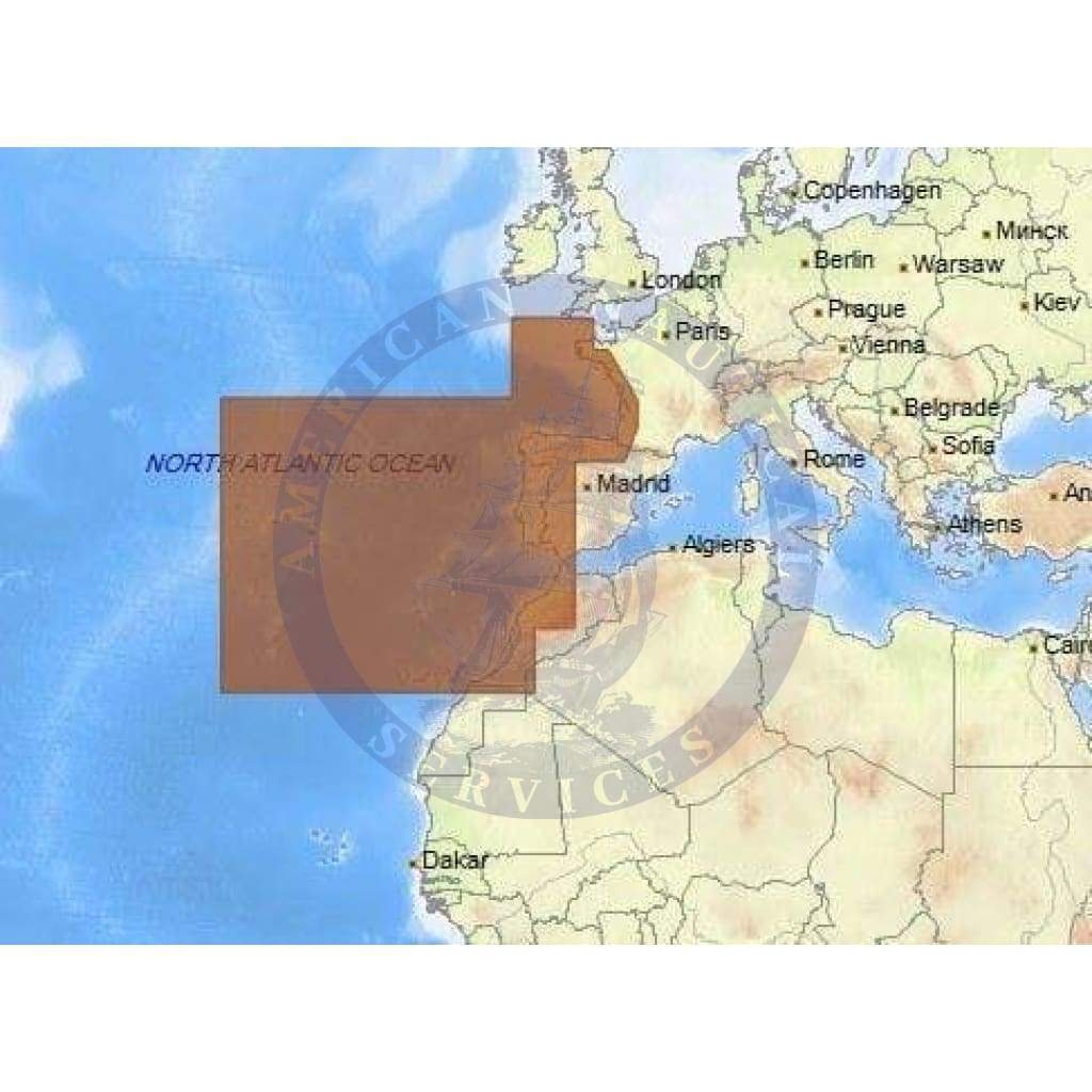 C-Map Max Chart EW-M228: West European Coasts