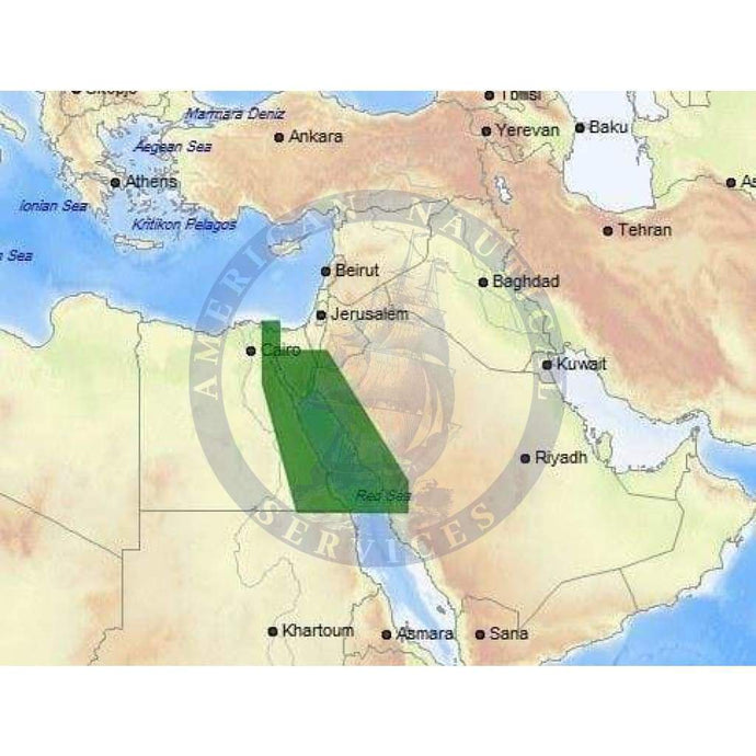 C-Map Max Chart ME-M008: Egyptian Red Sea Coasts