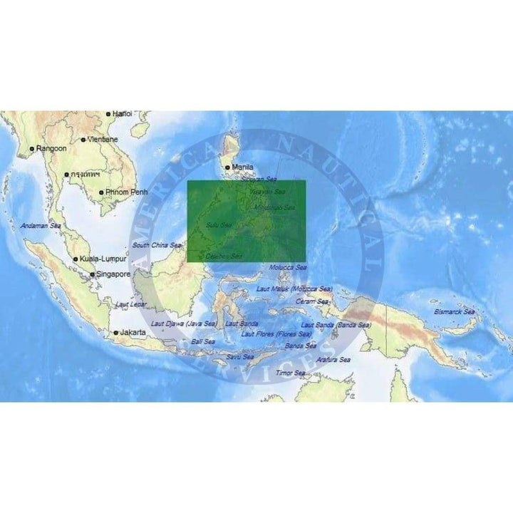 C-Map Max-N+ Chart AS-Y223: Southern Philippines - Amnautical