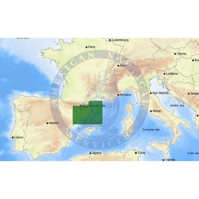 C-Map Max-N+ Chart EM-Y140: Peniscola To Port La Nouvelle