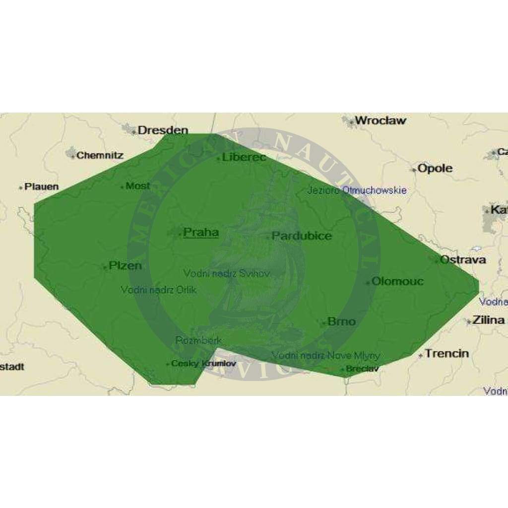 C-Map Max-N+ Chart EN-Y086: Czech Waters