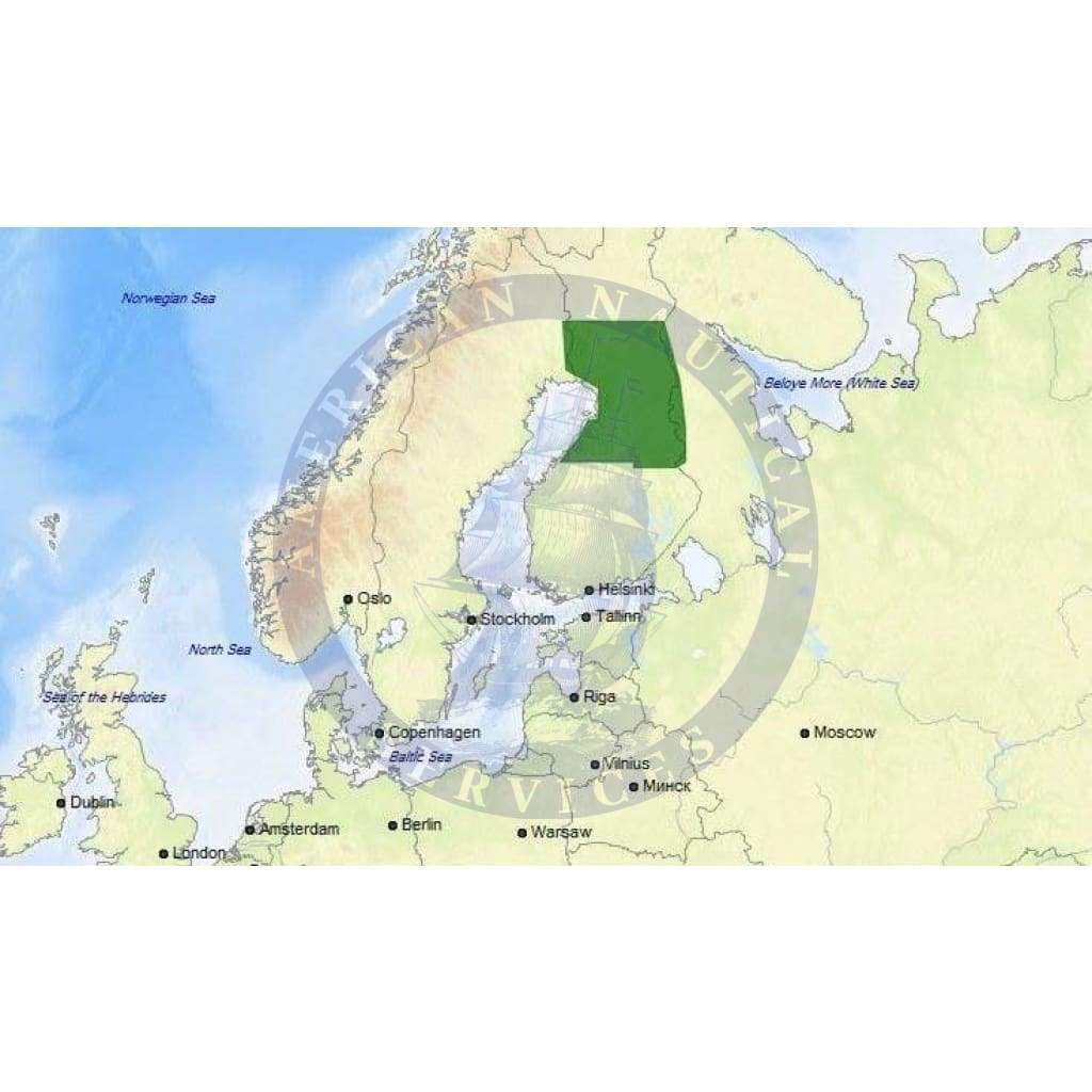 C-Map Max-N+ Chart EN-Y328: Finland Lakes Central