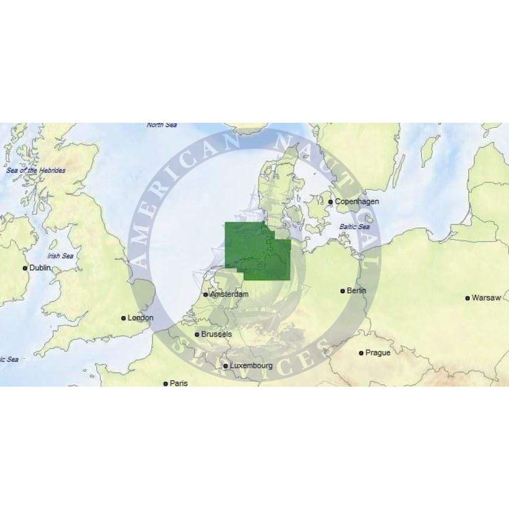 C-Map Max-N+ Chart EN-Y334: Eemshaven To Sylt