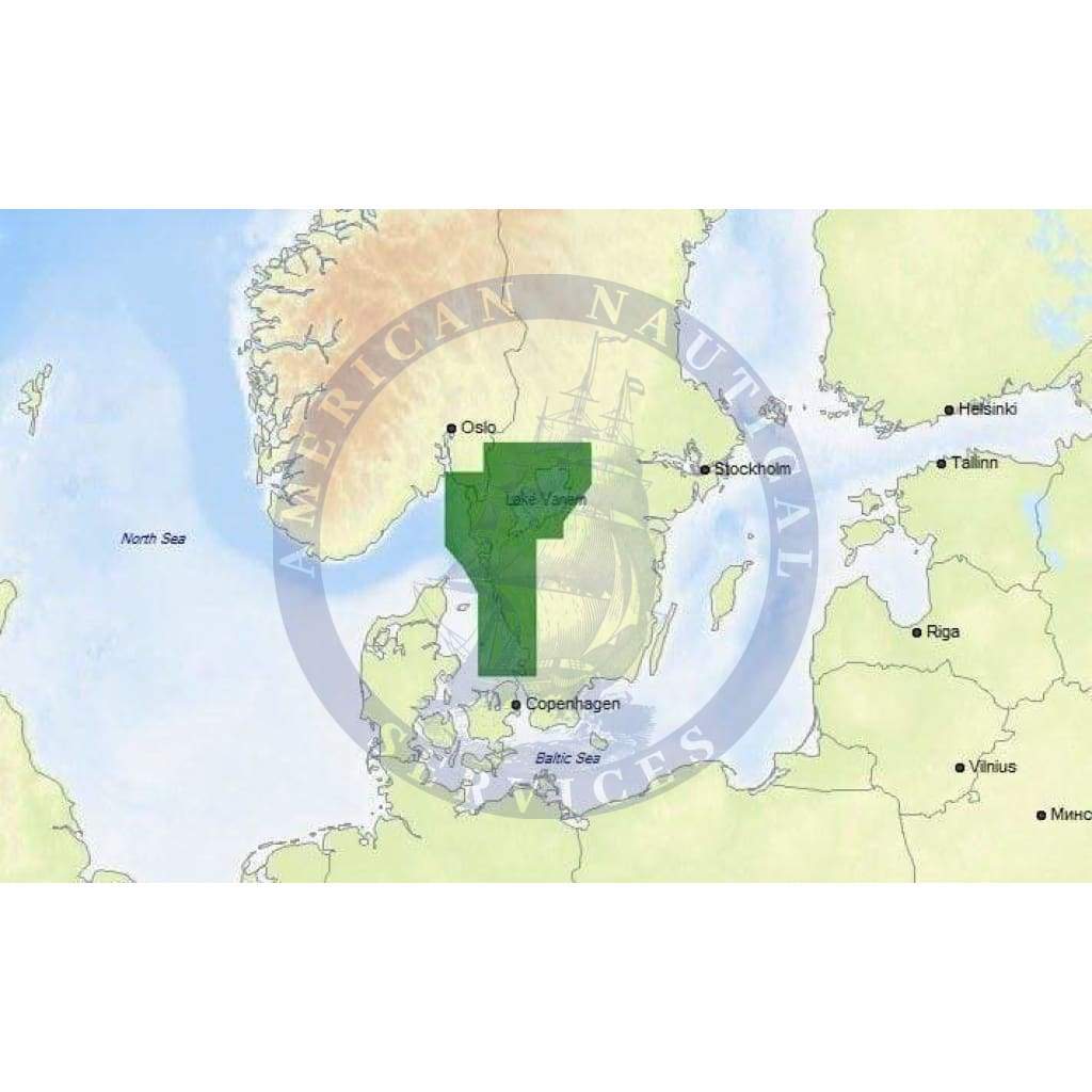 C-Map Max-N+ Chart EN-Y336: Hoganas To Fredrikstad-Vanem