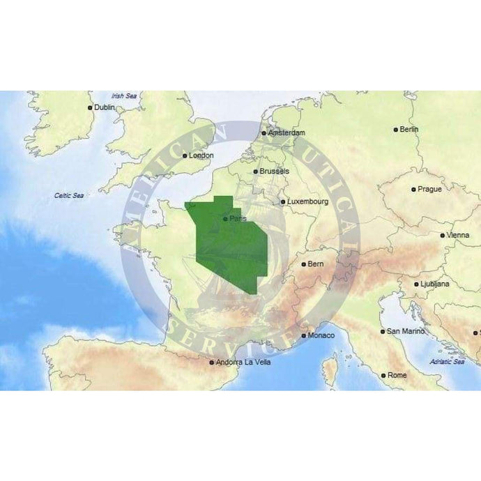 C-Map Max-N+ Chart EW-Y231: France North West Inland Waters