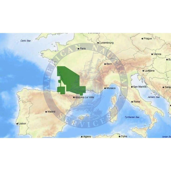 C-Map Max-N+ Chart EW-Y233: France South West Inland Waters