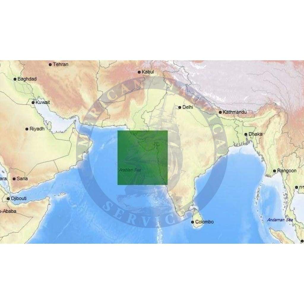 C-Map Max-N+ Chart IN-Y211: India North West Coasts