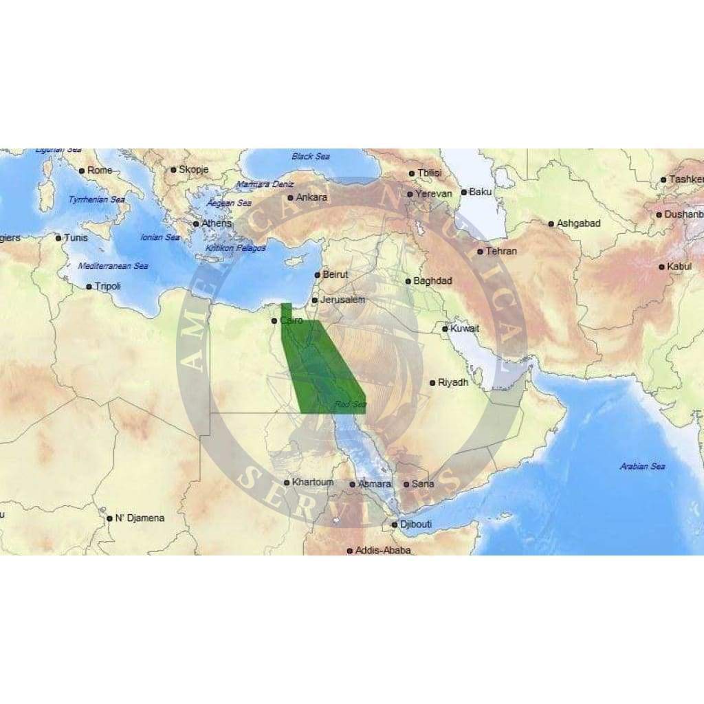 C-Map Max-N+ Chart ME-Y008: Egyptian Red Sea Coasts (Update)