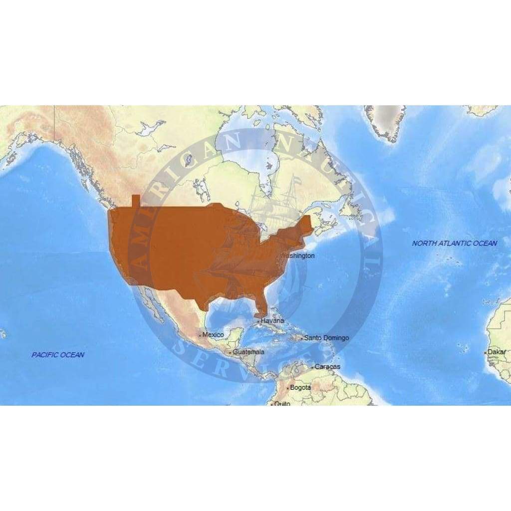 C-Map Max-N+ Chart NA-Y040: Us Lakes & Rivers Continental (Update)