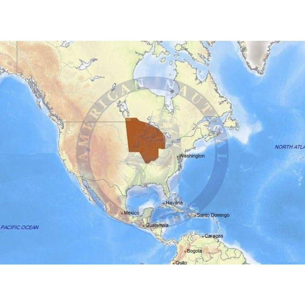 C-Map Max-N+ Chart NA-Y043: Us Lakes: North Central (Update)