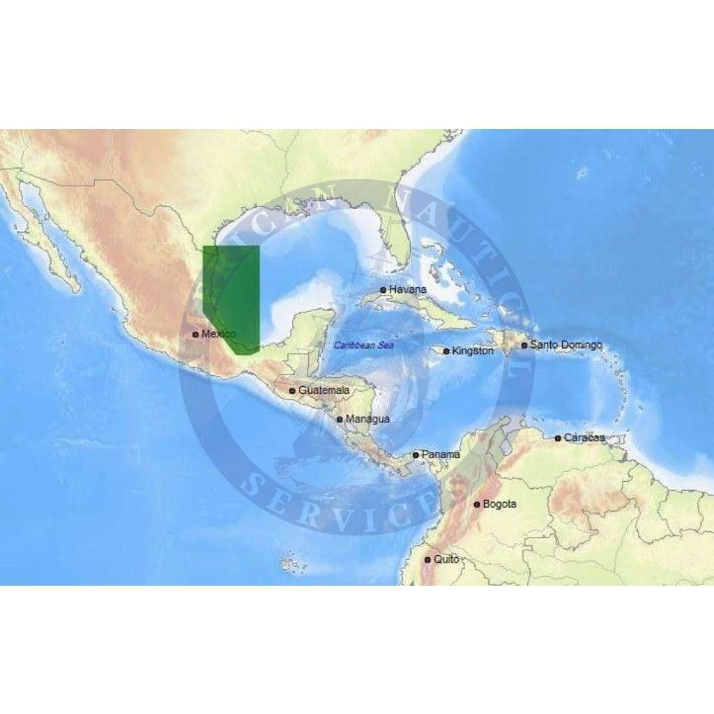 C-Map Max-N+ Chart NA-Y946: Brownsville,Tx To Coatzacoalcos, Mx