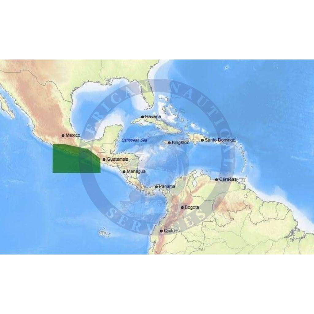 C-Map Max-N+ Chart NA-Y948: Champerico, Gt To Acapulco, Mx