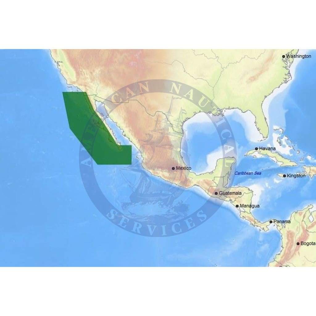 C-Map Max-N+ Chart NA-Y951: Cabo San Lucas, Mx To San Diego, Ca