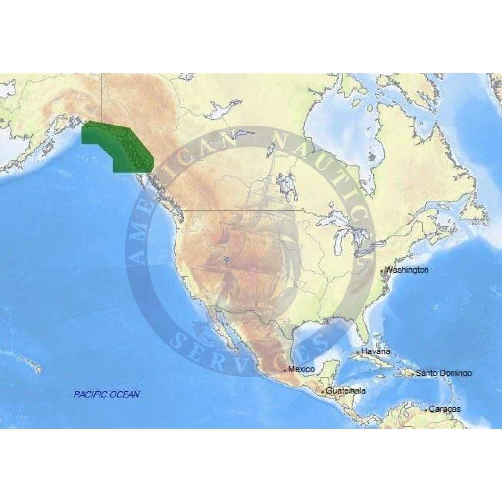 C-Map Max-N+ Chart NA-Y959: Dixon Entrance To Cape St. Elias