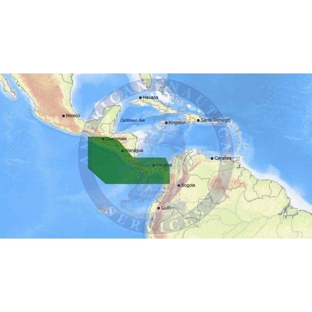 C-Map Max-N+ Chart NA-Y967: Panama To Guatemala