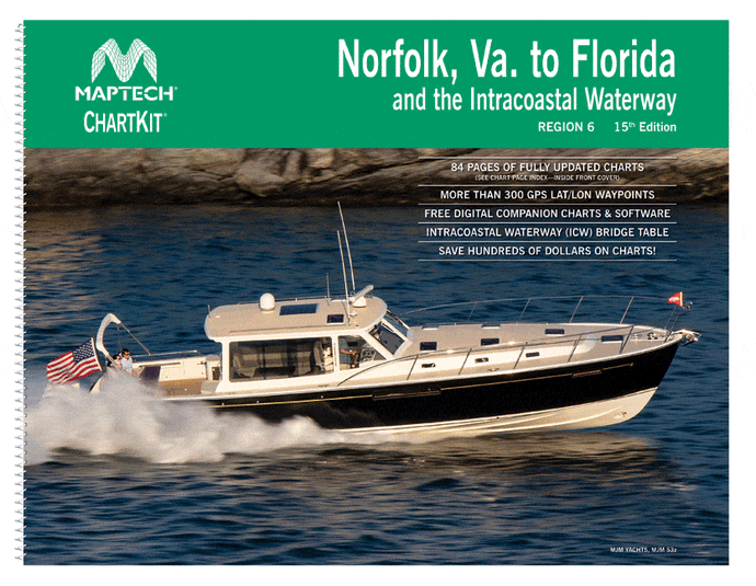 ChartKit Region 6: Norfolk, VA to Florida and the Intracoastal Waterway, 15th Edition