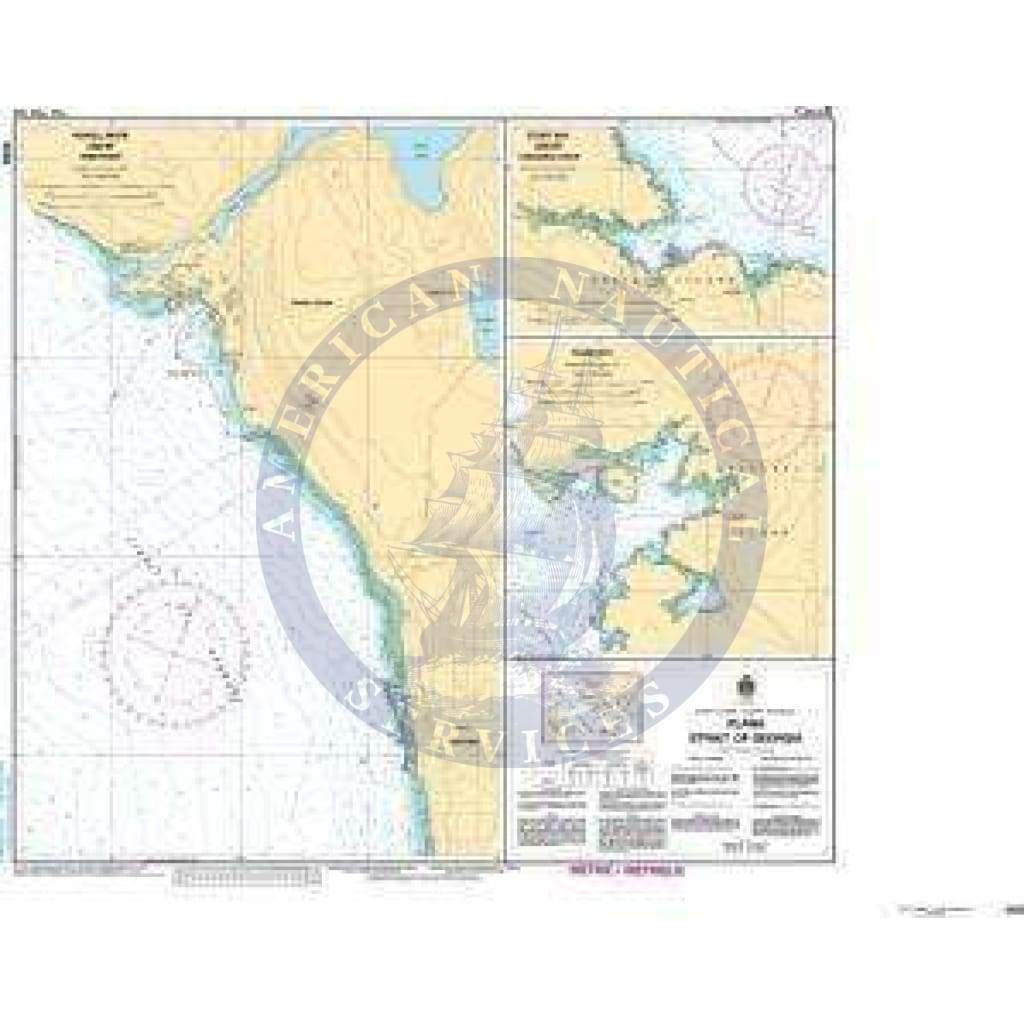 CHS Nautical Chart 3536: Plans - Strait of Georgia