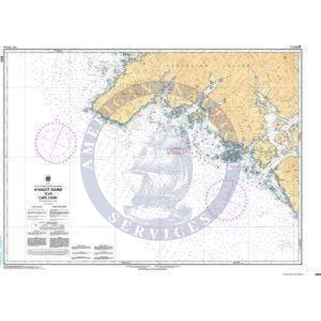 CHS Nautical Chart 3623: Kyuquot Sound to/à Cape Cook