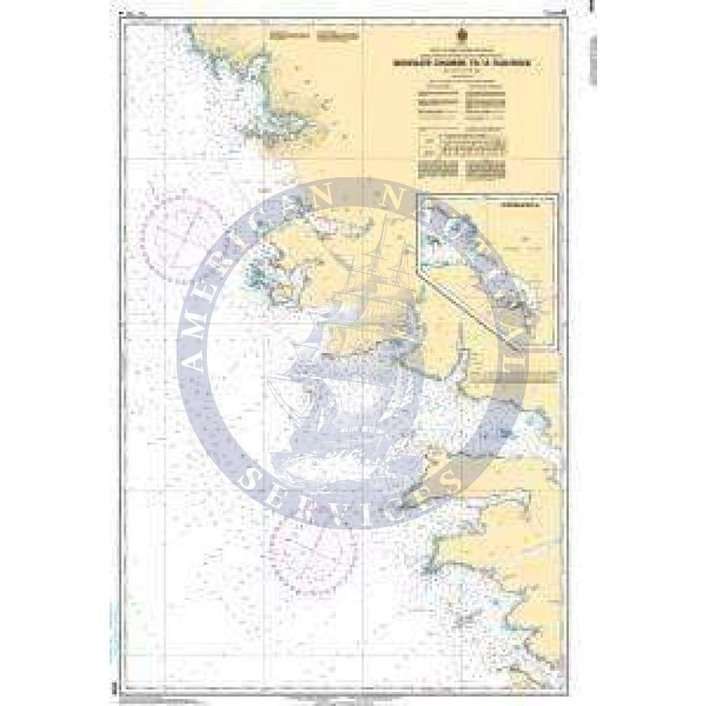 CHS Nautical Chart 3869: Skidegate Channel to/à Tian Rock