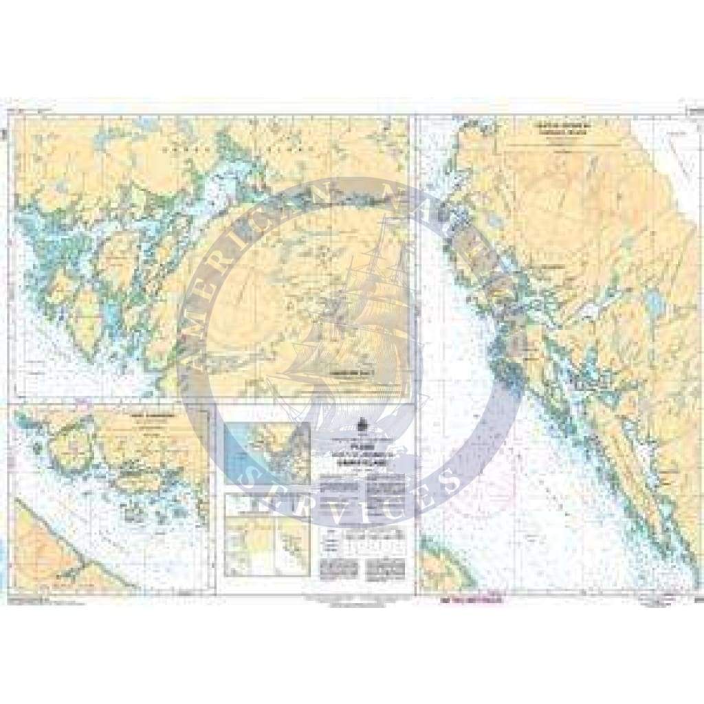 CHS Nautical Chart 3912: Plans, Vicinity of/Proximité de Banks Island