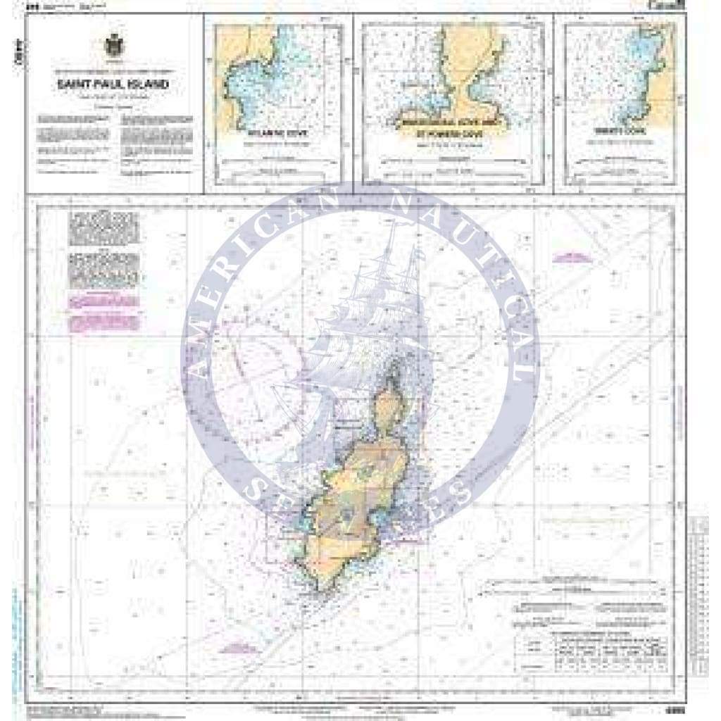 CHS Nautical Chart 4450: St. Paul Island