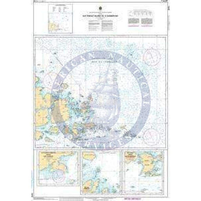 CHS Nautical Chart 5042: Cut Throat Island to/à Quaker Hat