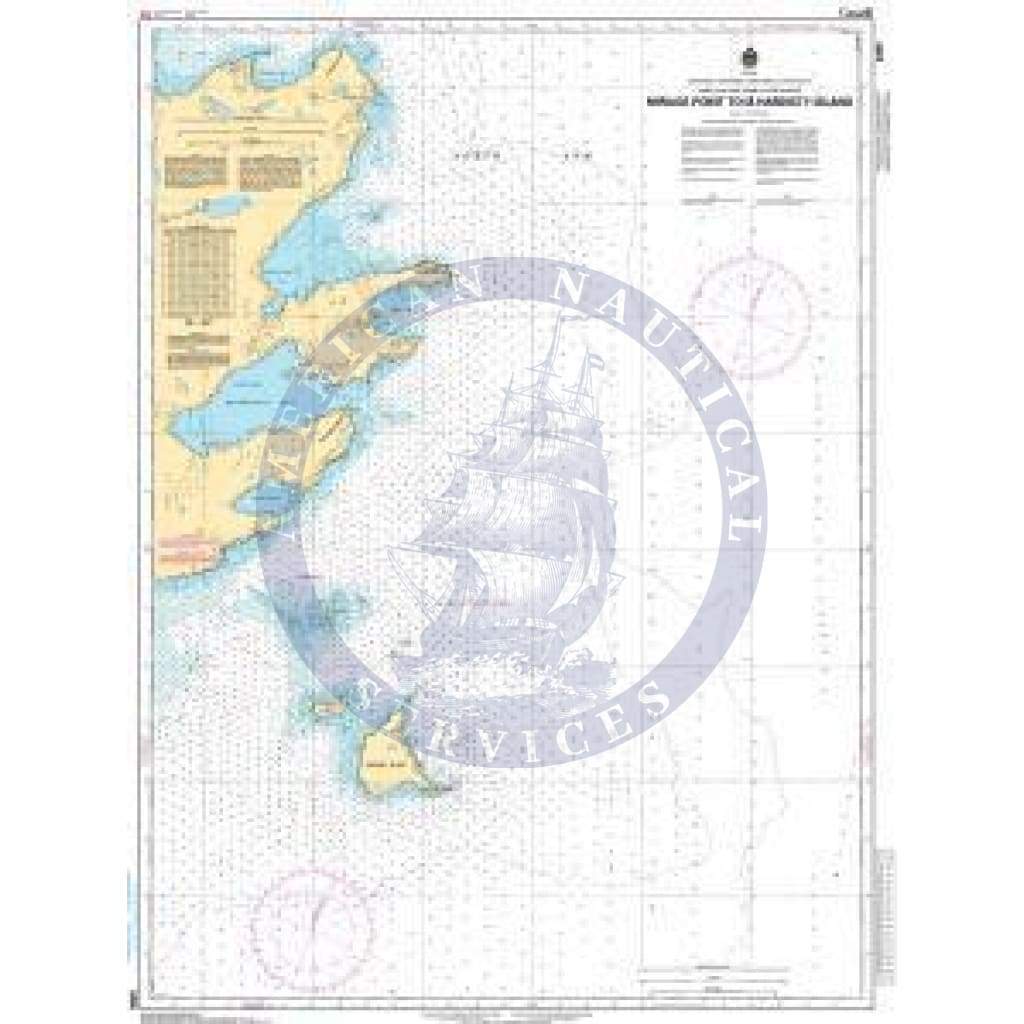 CHS Nautical Chart 6355: Mirage Point to/à Hardisty Island