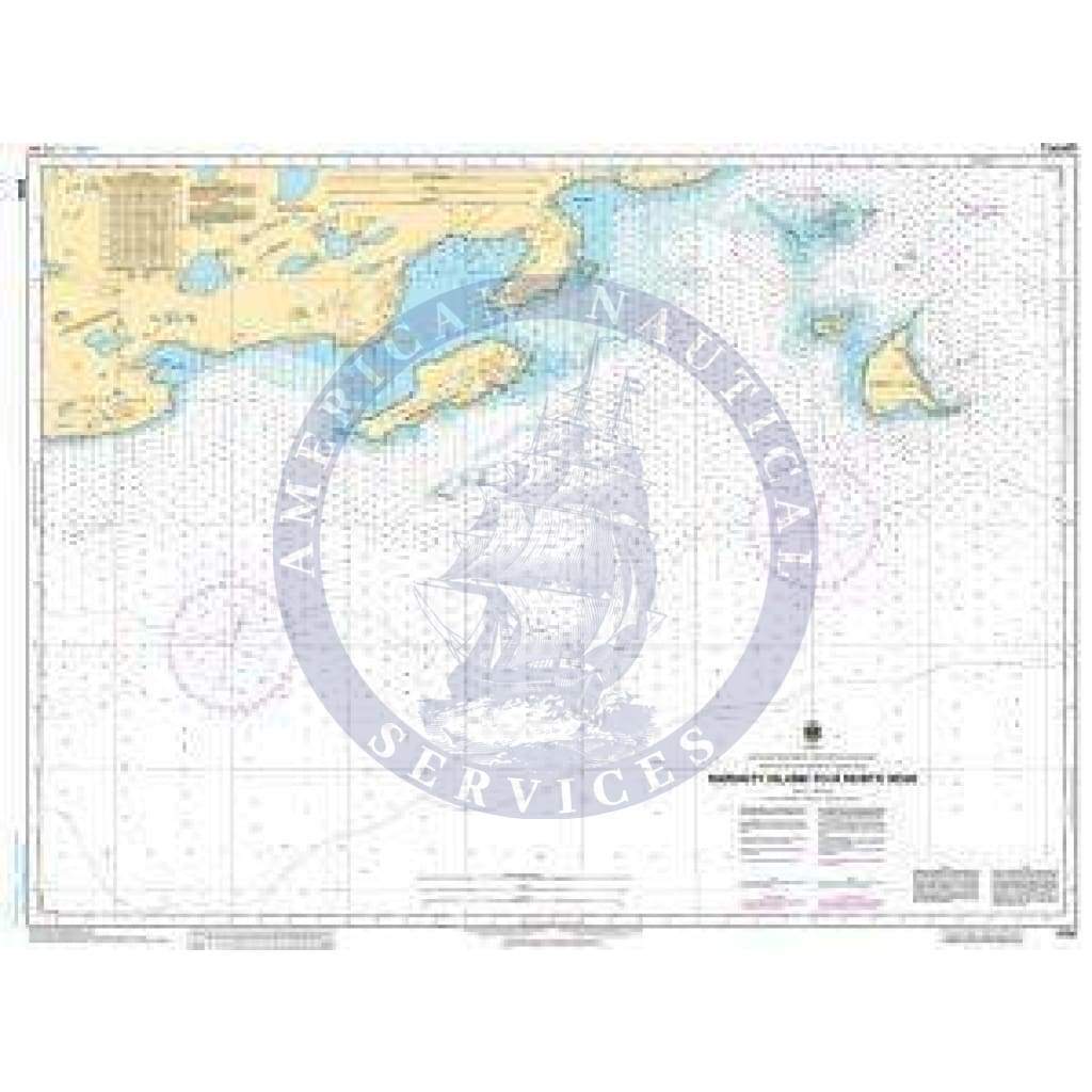 CHS Nautical Chart 6356: Hardisty Island to/à North Head