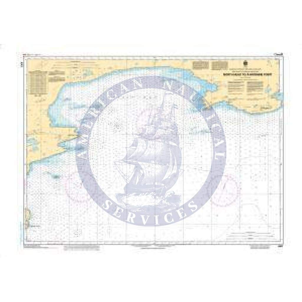 CHS Nautical Chart 6357: North Head to/à Moraine Point