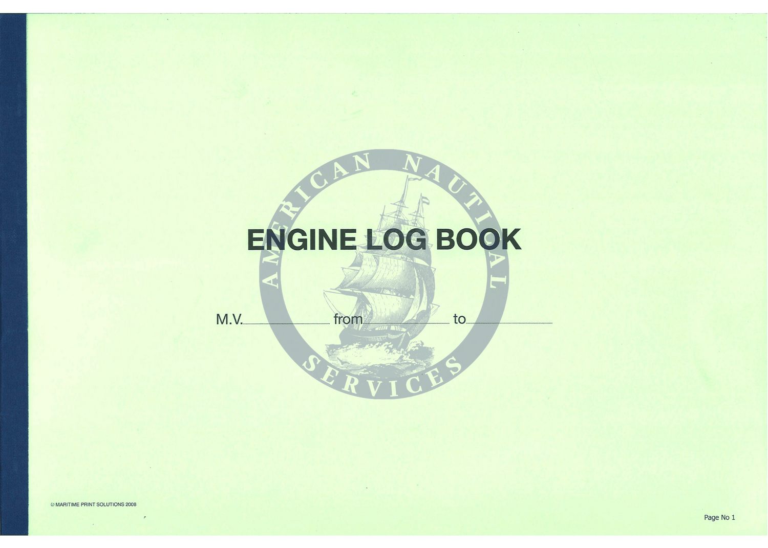 Maritime Engine Log Book - Amnautical