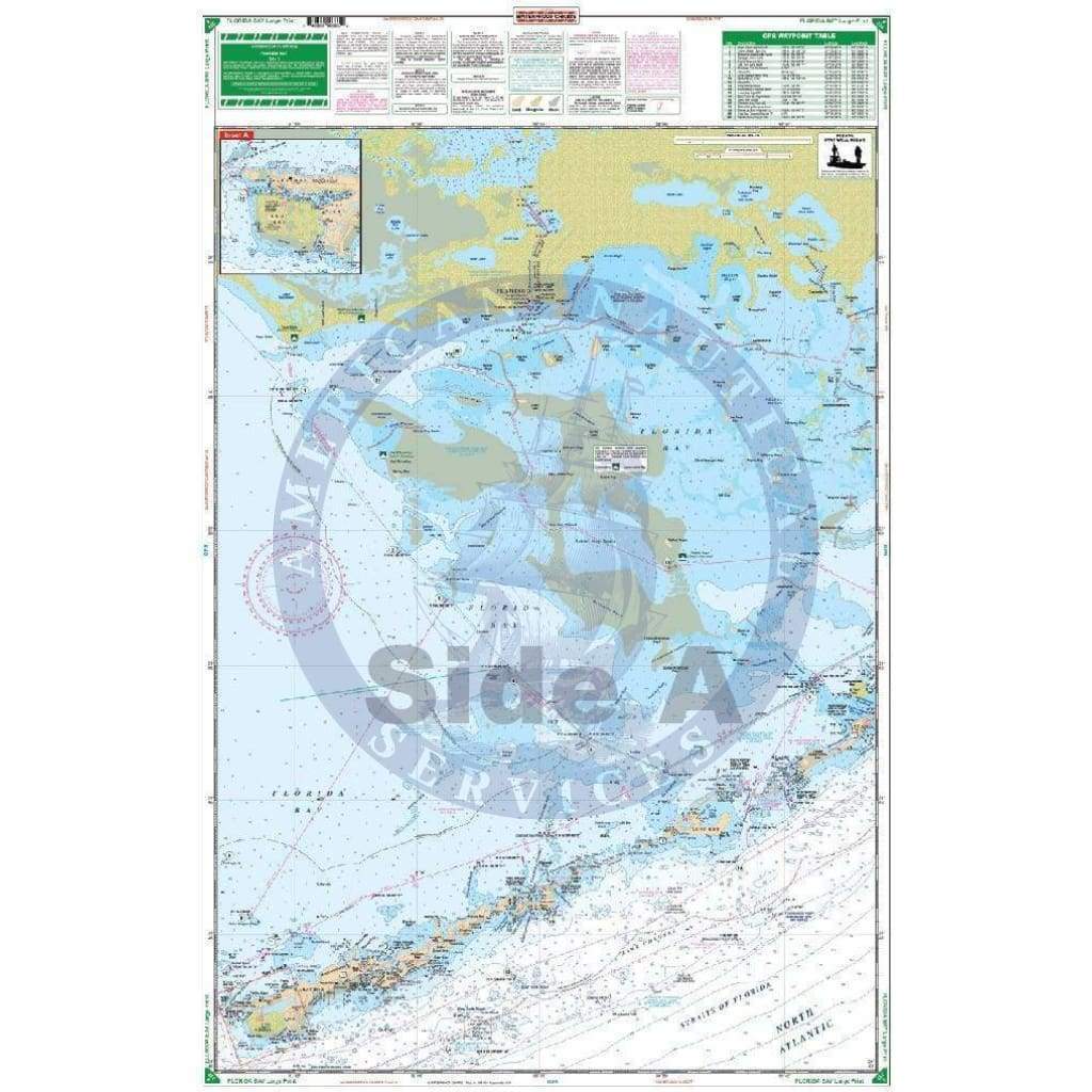 Florida Bay Large Print Navigation Chart 33E | Florida Bay Chart