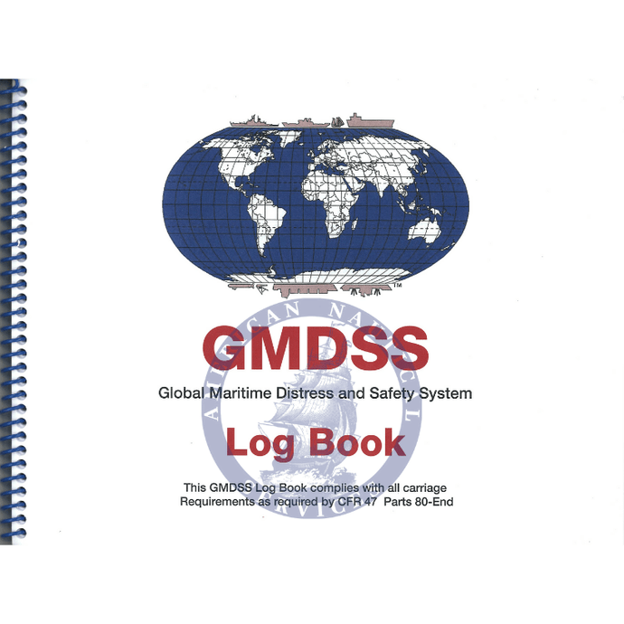 GMDSS Global Maritime Distress and Safety System Log Book (96 Days)